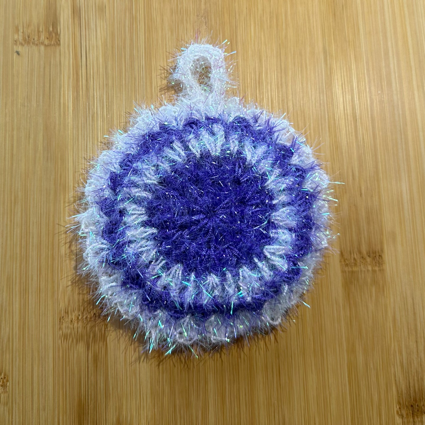 Round Snowflake Household Scrubby
