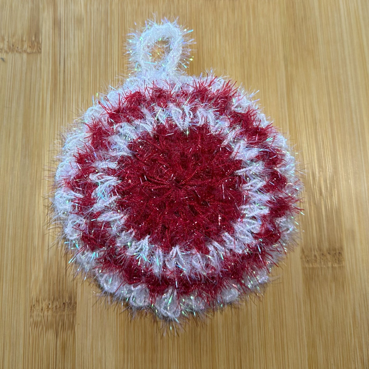 Round Snowflake Household Scrubby